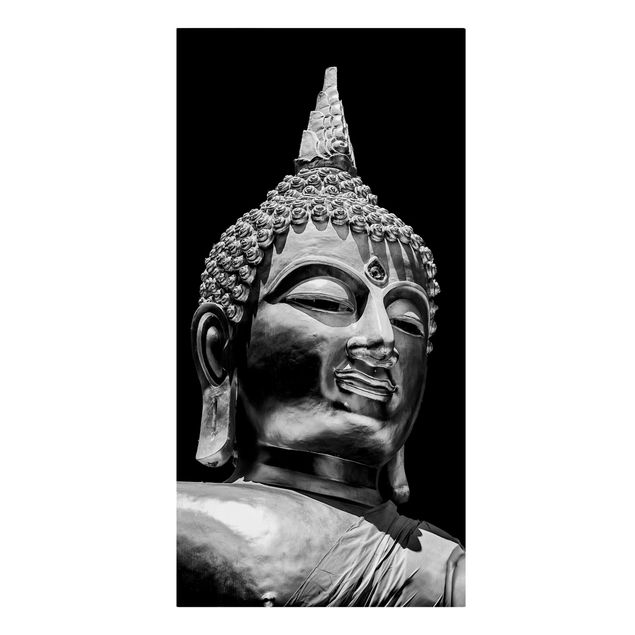 Quadri stampe Volto di statua di Buddha