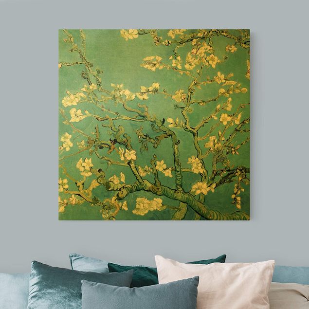 Quadro puntinismo Vincent Van Gogh - Mandorli in fiore