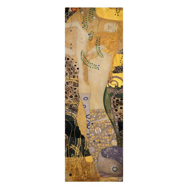 Quadro astratto Gustav Klimt - Serpenti d'acqua I