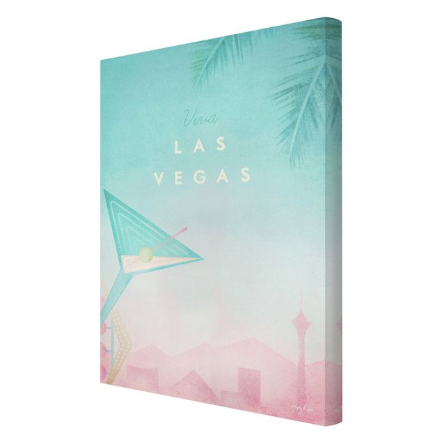Quadri Henry Rivers Poster di viaggio - Viva Las Vegas