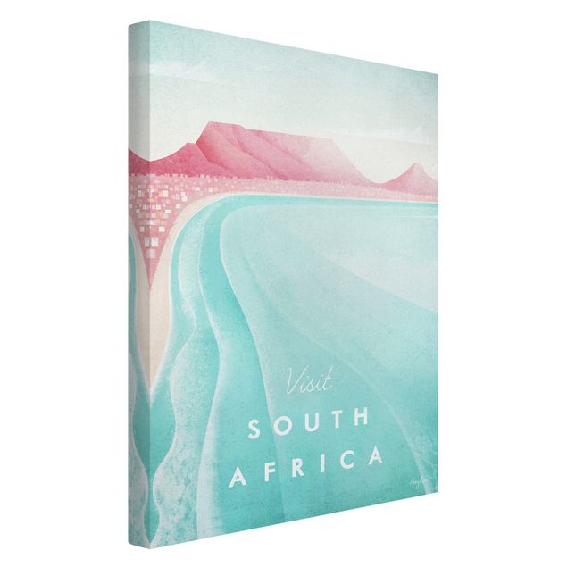 Quadri su tela con spiaggia Poster di viaggio - Sudafrica