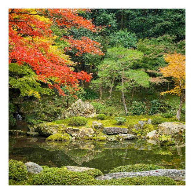 Quadro natura Parco cittadino giapponese