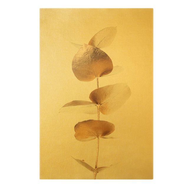 Quadri su tela Ramo di eucalipto dorato