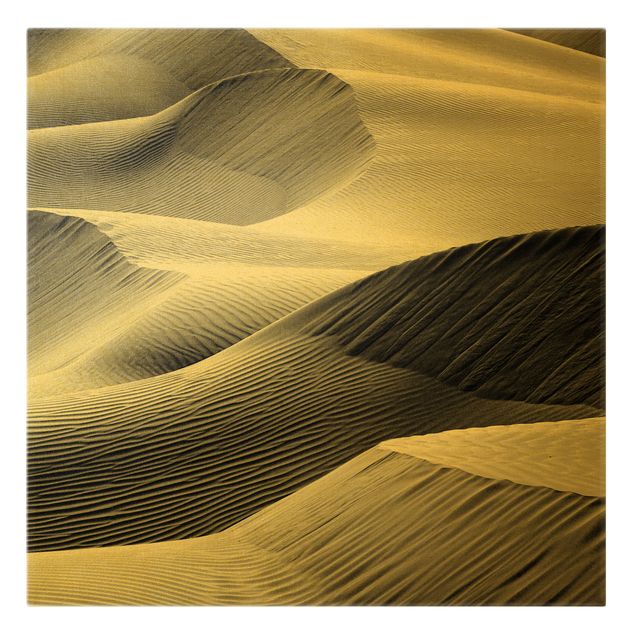 Quadri sulla natura Motivo di onda nella sabbia del deserto