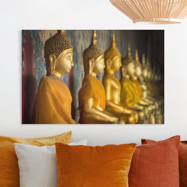Quadri Asia Statua del Buddha d'oro