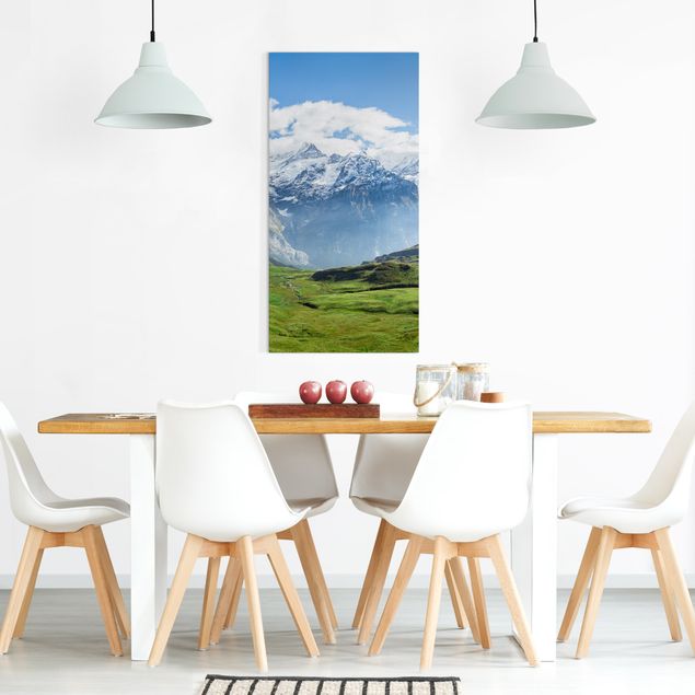 Quadri paesaggistici Panorama alpino di Swizz