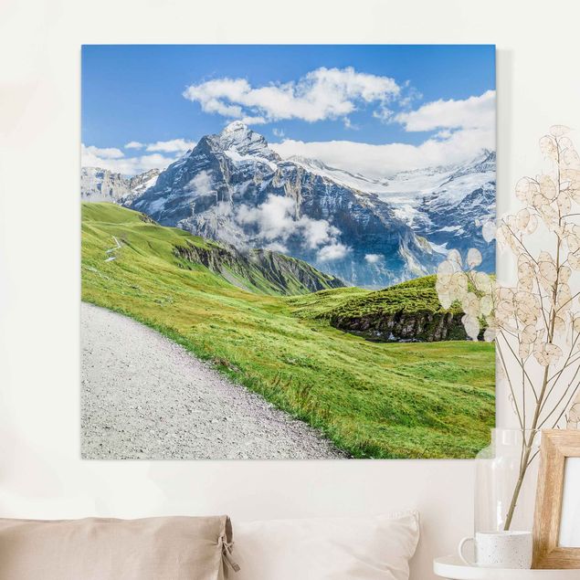 Quadri Svizzera Panorama di Grindelwald
