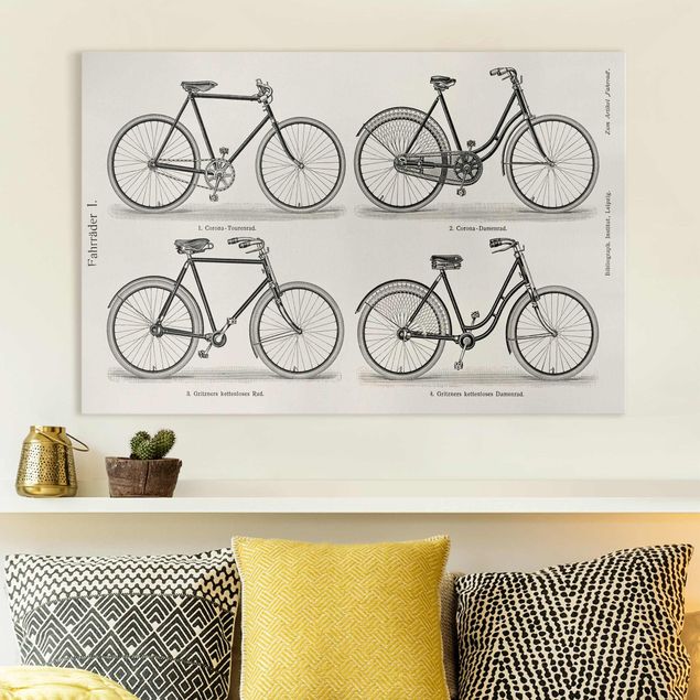 Quadro vintage Poster vintage Biciclette