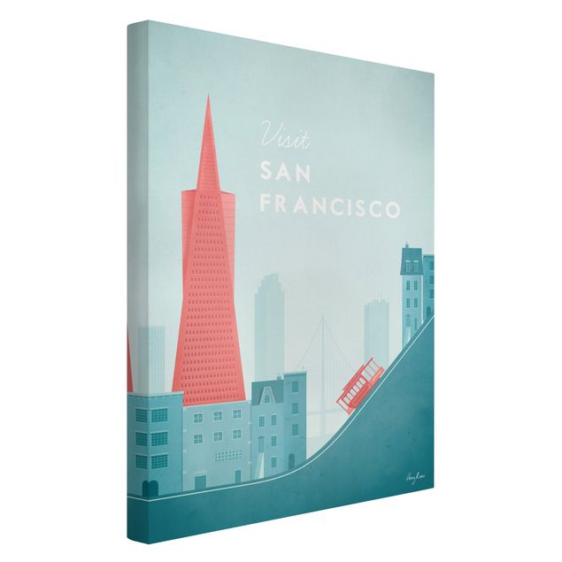 Quadri skyline  Poster di viaggio - San Francisco