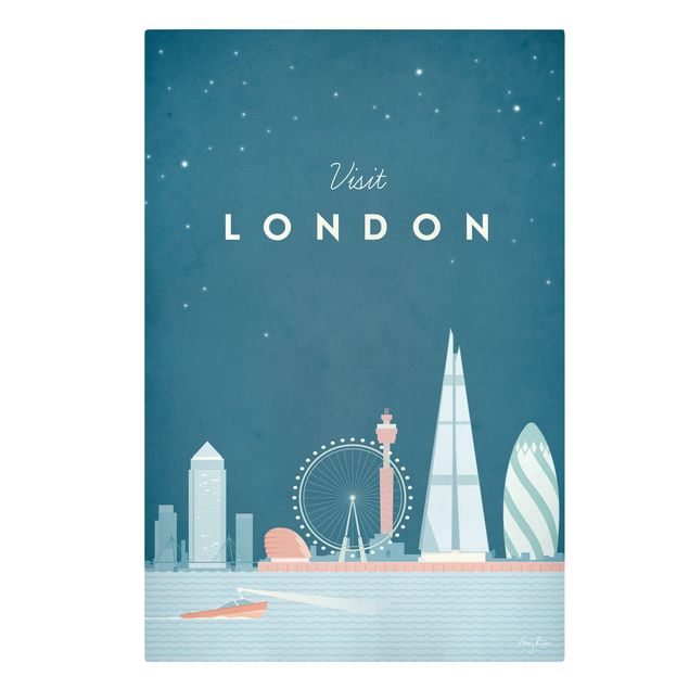 Quadri skyline  Poster di viaggio - Londra