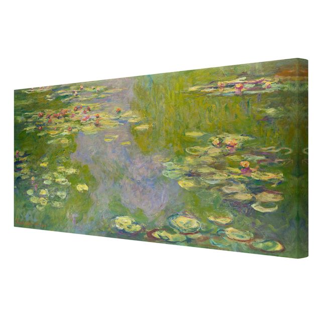 Quadri fiori Claude Monet - Ninfee verdi