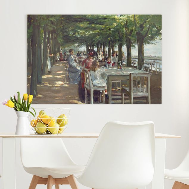 Quadri con paesaggio Max Liebermann - La terrazza del ristorante Jacob
