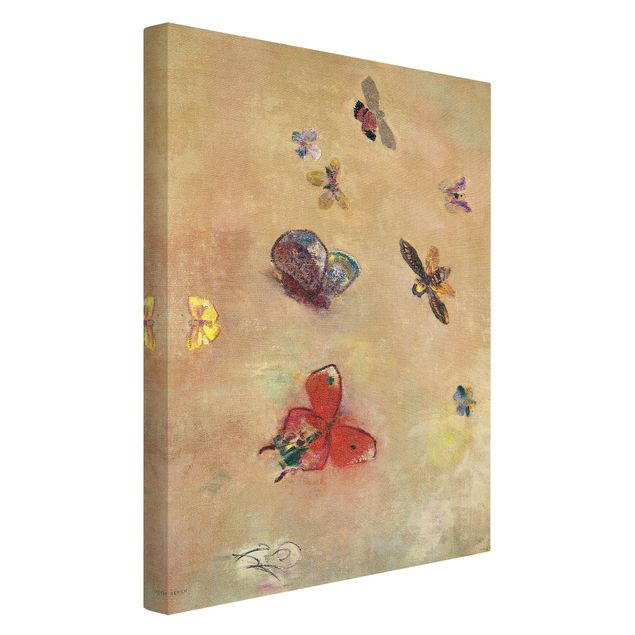 Correnti artistiche Odilon Redon - Farfalle colorate
