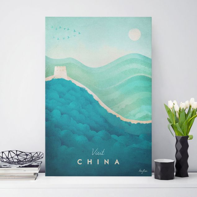 Quadri su tela Asia Poster di viaggio - Cina