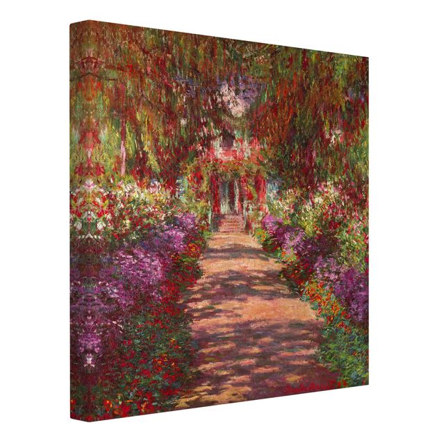 Quadri impressionisti Claude Monet - Sentiero nel giardino di Monet a Giverny
