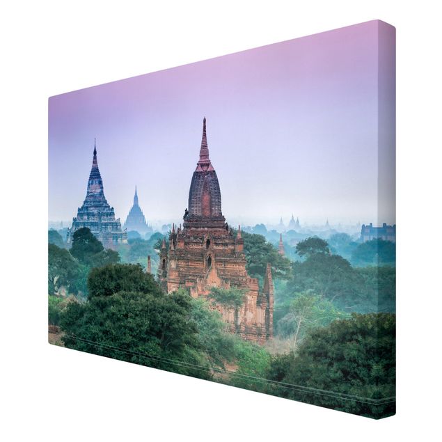 Quadri città Terreno del tempio a Bagan
