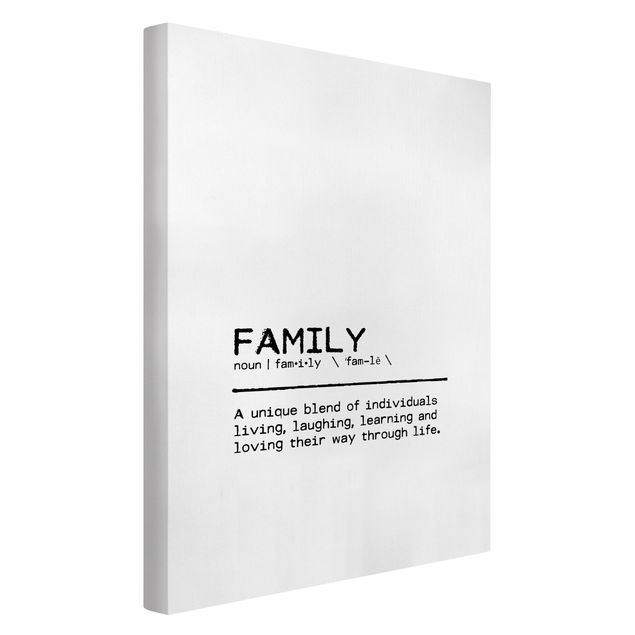Quadri stampe Definizione Famiglia Unica