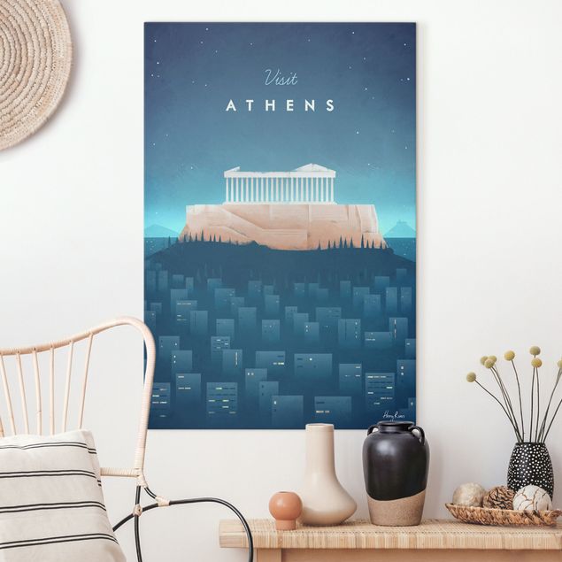 Quadri vintage Poster di viaggio - Atene