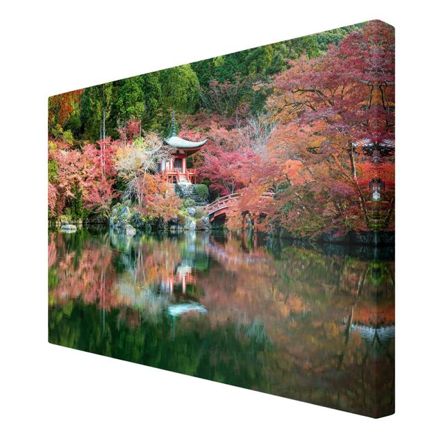 Stampe Il tempio Daigo Ji in autunno