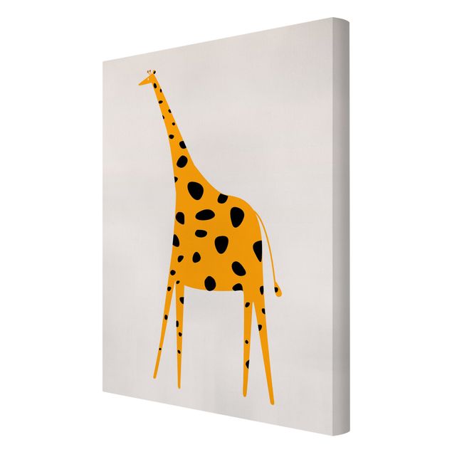 Riproduzione quadri famosi Giraffa gialla
