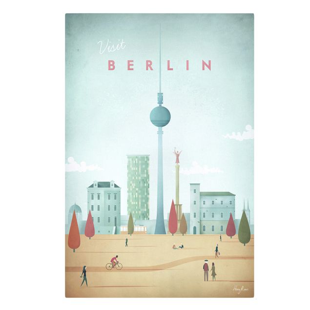 Quadri città Poster di viaggio - Berlino