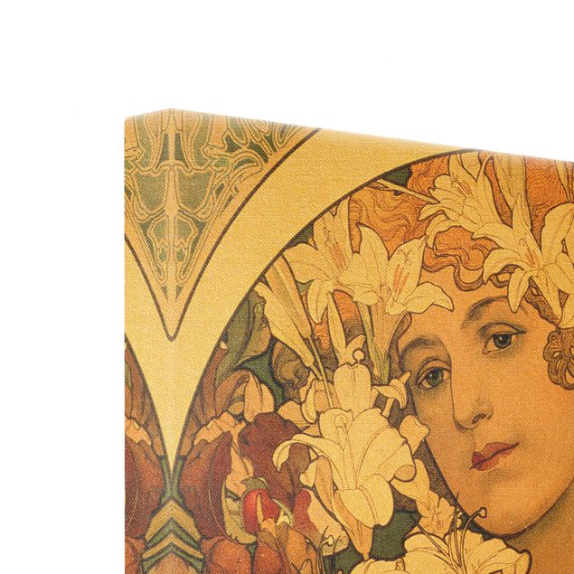 Riproduzioni quadri Alfons Mucha - Fiore