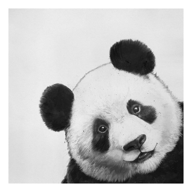 Riproduzioni quadri Illustrazione - Panda Disegno in bianco e nero
