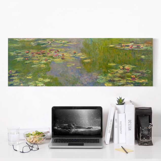 Stampe quadri famosi Claude Monet - Ninfee verdi