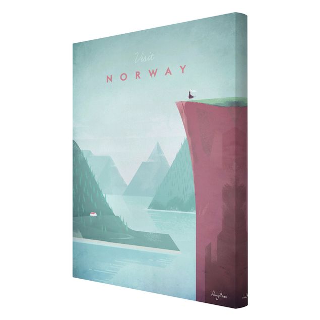 Quadri sulla natura Poster di viaggio - Norvegia