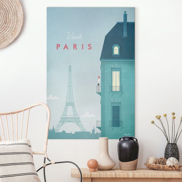 Quadri Parigi Poster di viaggio - Parigi