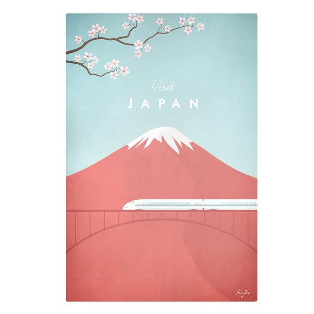 Quadri stile vintage Poster di viaggio - Giappone