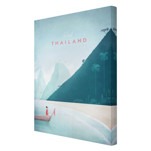 Quadri con spiaggia e mare Poster di viaggio - Thailandia