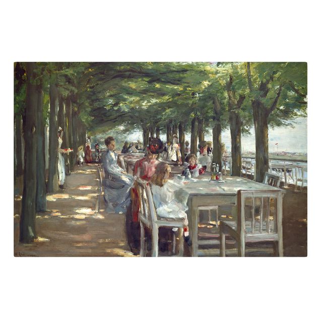 Quadri impressionisti Max Liebermann - La terrazza del ristorante Jacob