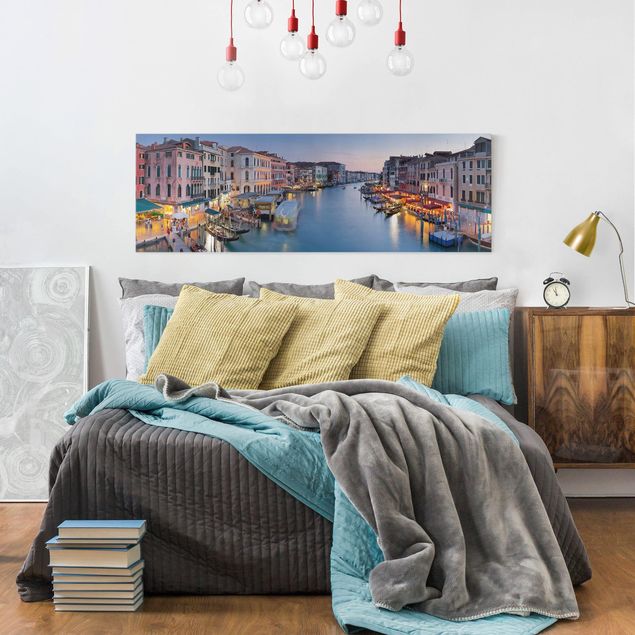 Quadri moderni per arredamento Sera sul Canal Grande a Venezia