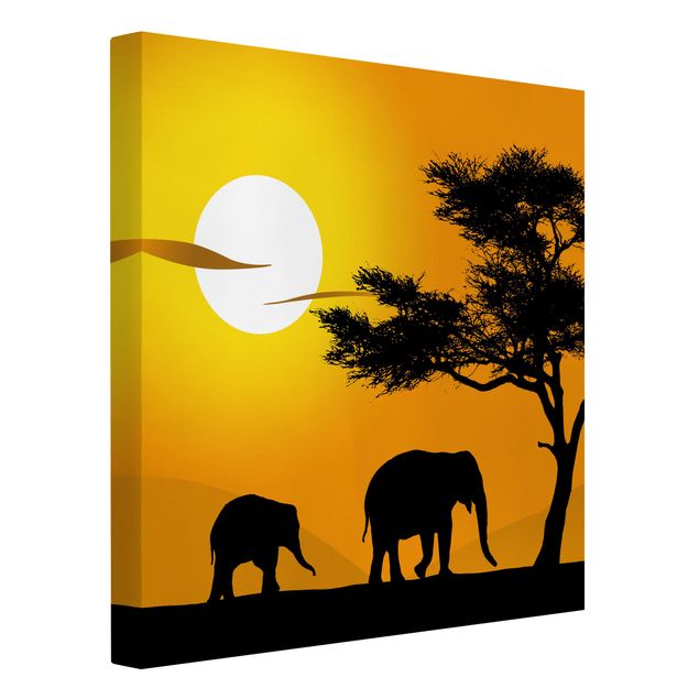 Quadro con elefante Elefante africano a piedi