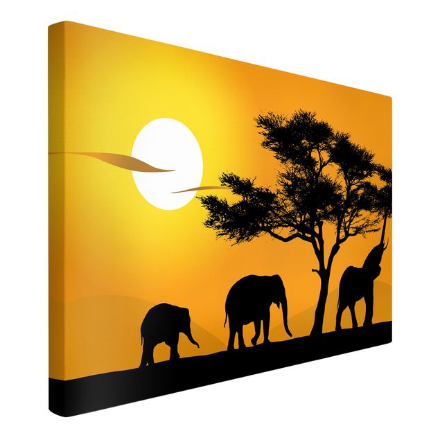 Elefante quadro Elefante africano a piedi