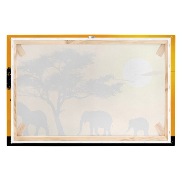 Quadro natura Elefante africano a piedi