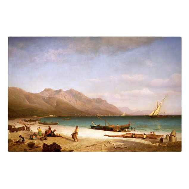 Quadri con paesaggio Albert Bierstadt - Baia di Salerno