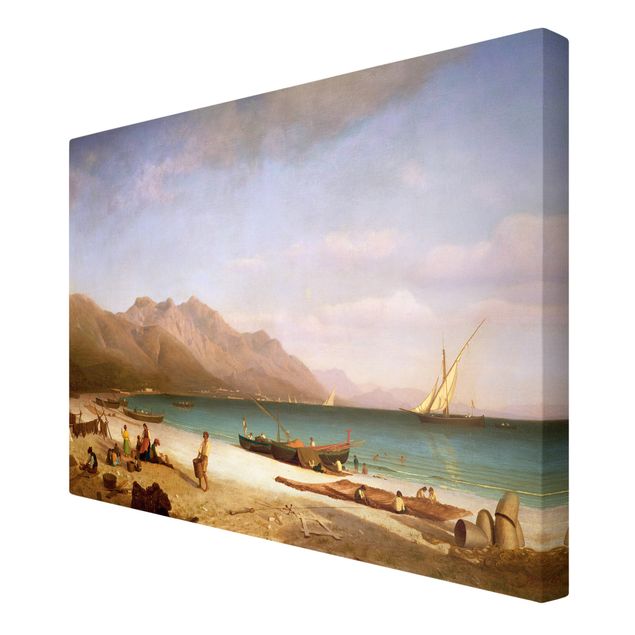 Stile di pittura Albert Bierstadt - Baia di Salerno