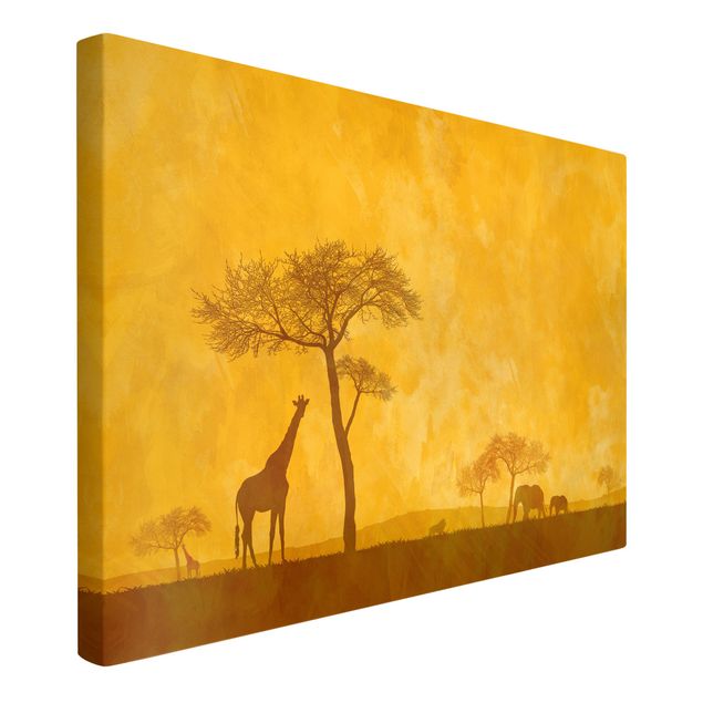 Quadri su tela con giraffe Il Kenya sorprendente