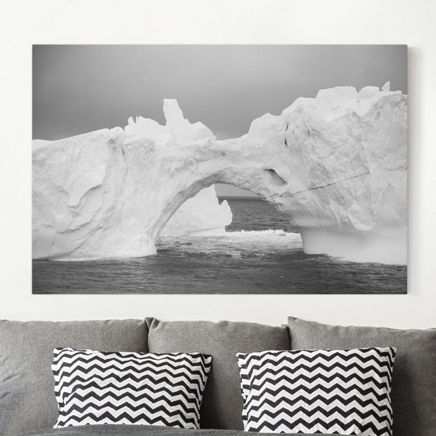Quadri su tela con montagne Iceberg antartico II