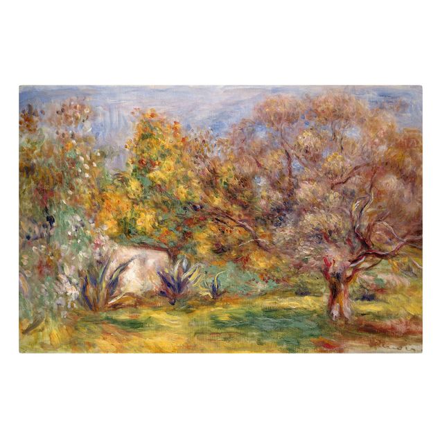 Quadri con paesaggio Auguste Renoir - Giardino degli ulivi