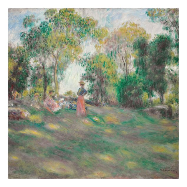 Quadro moderno Auguste Renoir - Paesaggio con figure