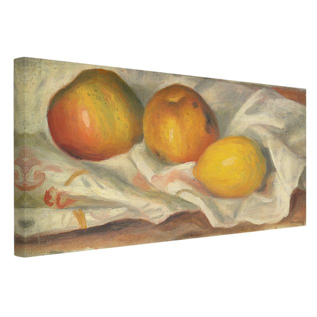 Quadri moderni per arredamento Auguste Renoir - Due mele e un limone