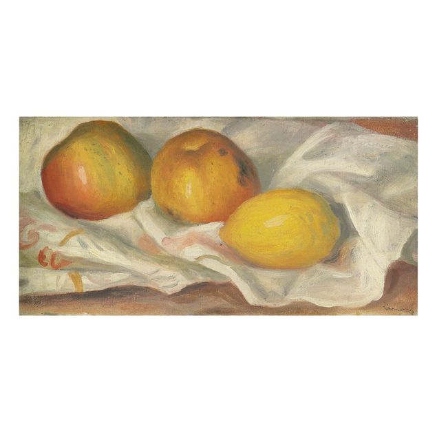 Quadri di fiori Auguste Renoir - Due mele e un limone