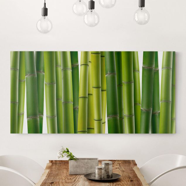 Quadri su tela con bambù Piante di bambù