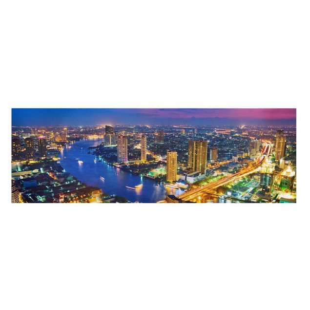 Stampa su tela città Skyline di Bangkok