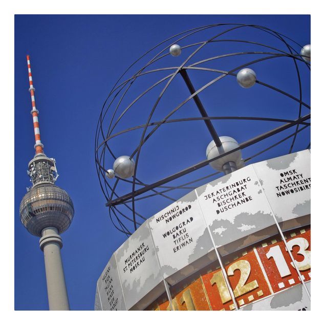 Stampa su tela città Alexanderplatz a Berlino