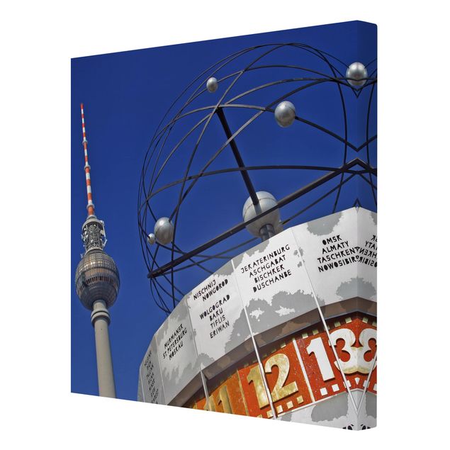 Quadro blu Alexanderplatz a Berlino