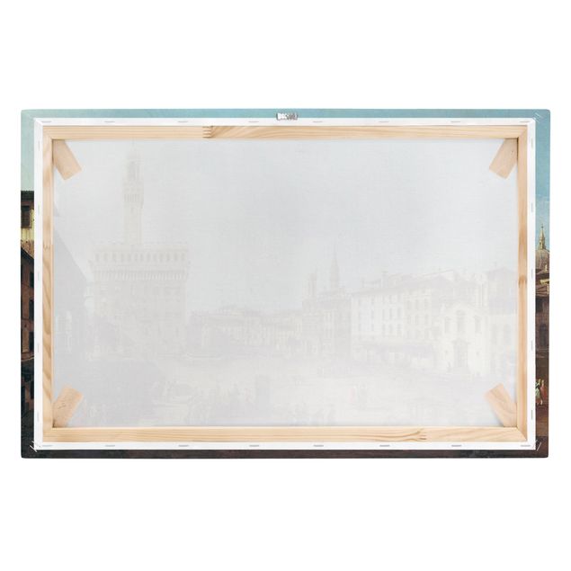 Quadro tela Italia Bernardo Bellotto - Piazza della Signoria a Firenze